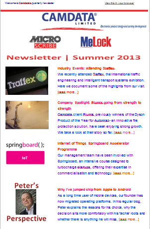 Summer Newsletter 2013